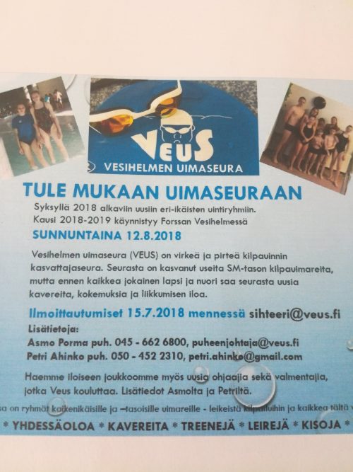 Read more about the article Uimakoulut 2018-19